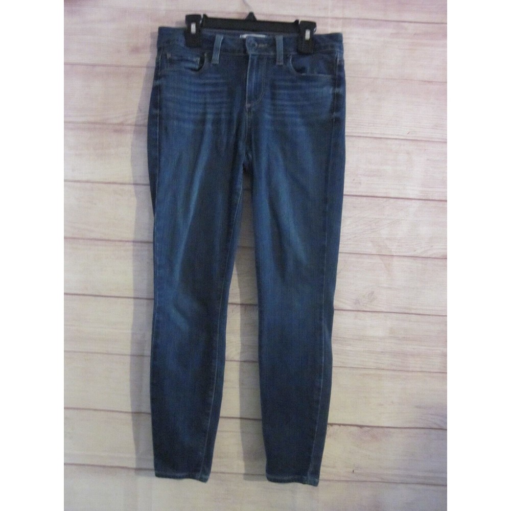 Paige Jeans Women's Size 26 Verdugo Crop Skinny Denim Stretch Mid Rise Skinny